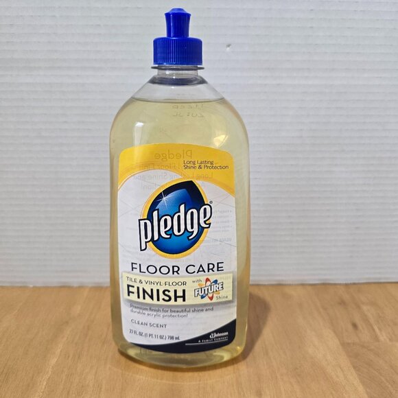 Pledge Floor Care Finish with Future Shine Tile and Vinyl Floors 27 fl oz NEW - Picture 1 of 4
